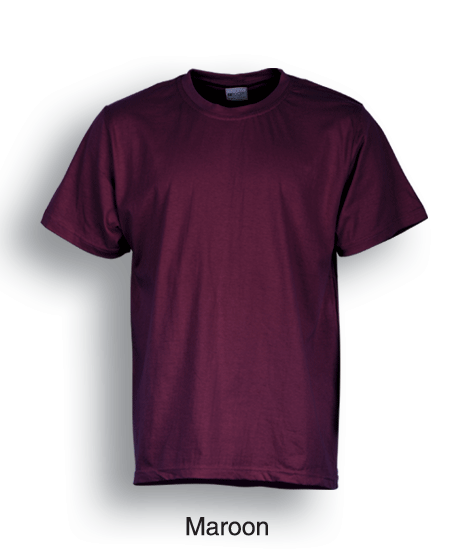 Unisex Adults Plain Cotton Tee Shirt