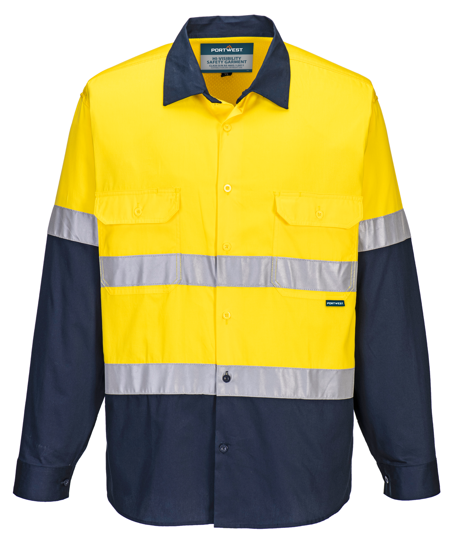 Hobart Hi-Vis Lightweight Contrast Shirt L/S