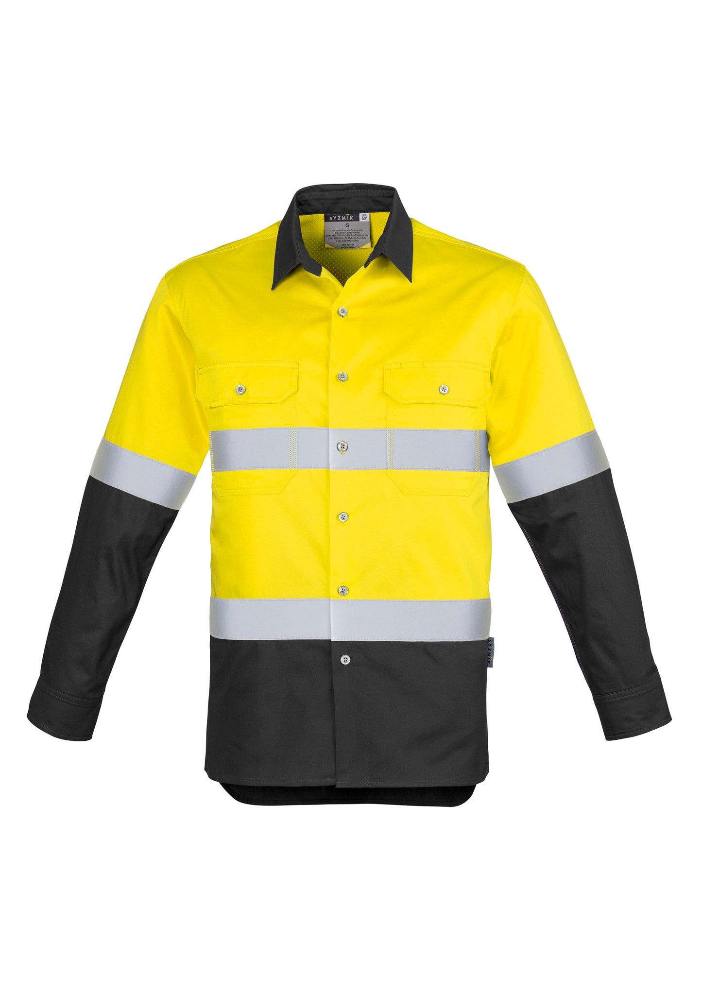 Mens Industrial Long Sleeve Shirt - Hoop Taped