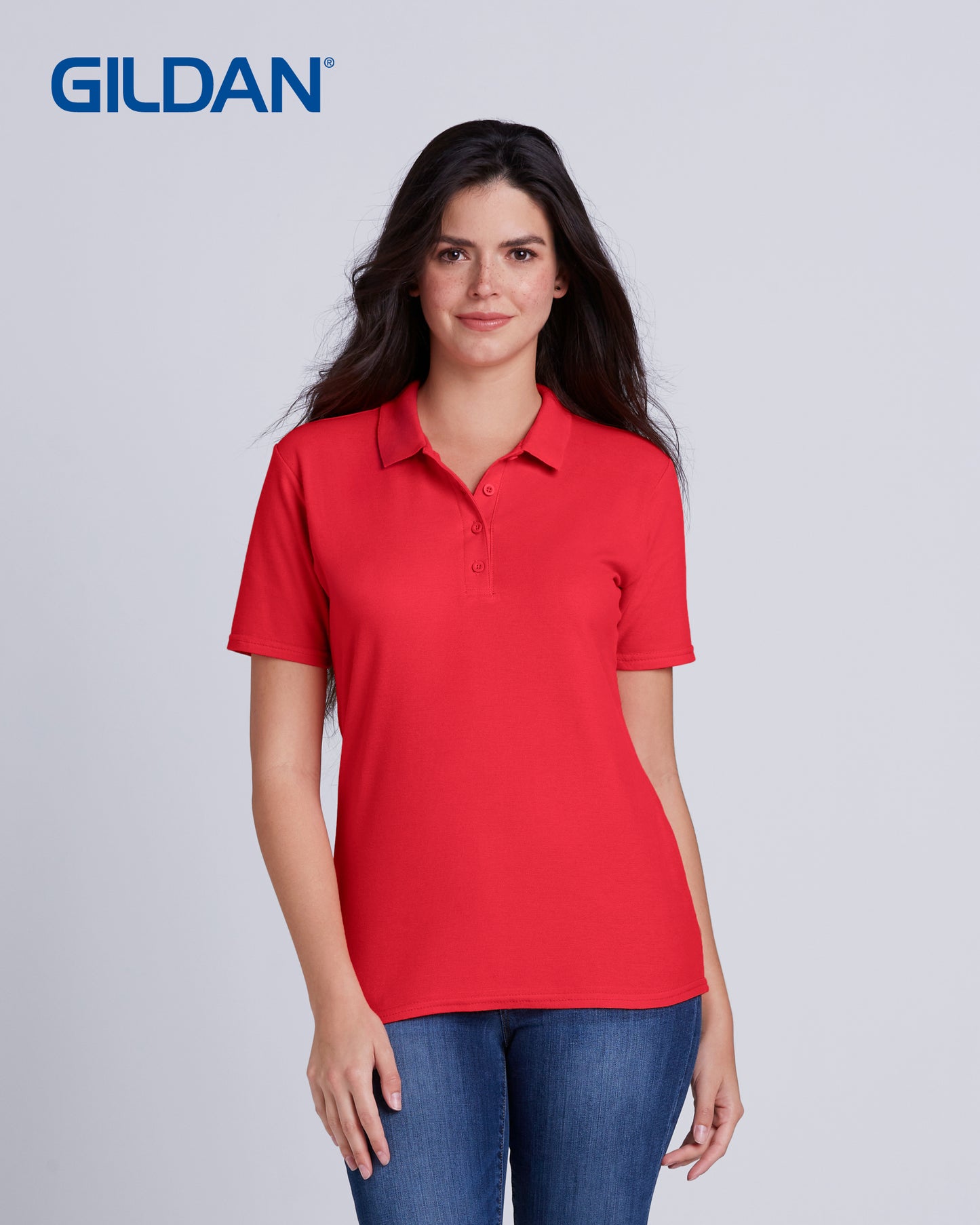 Ladies Softstyle Double Pique Polo