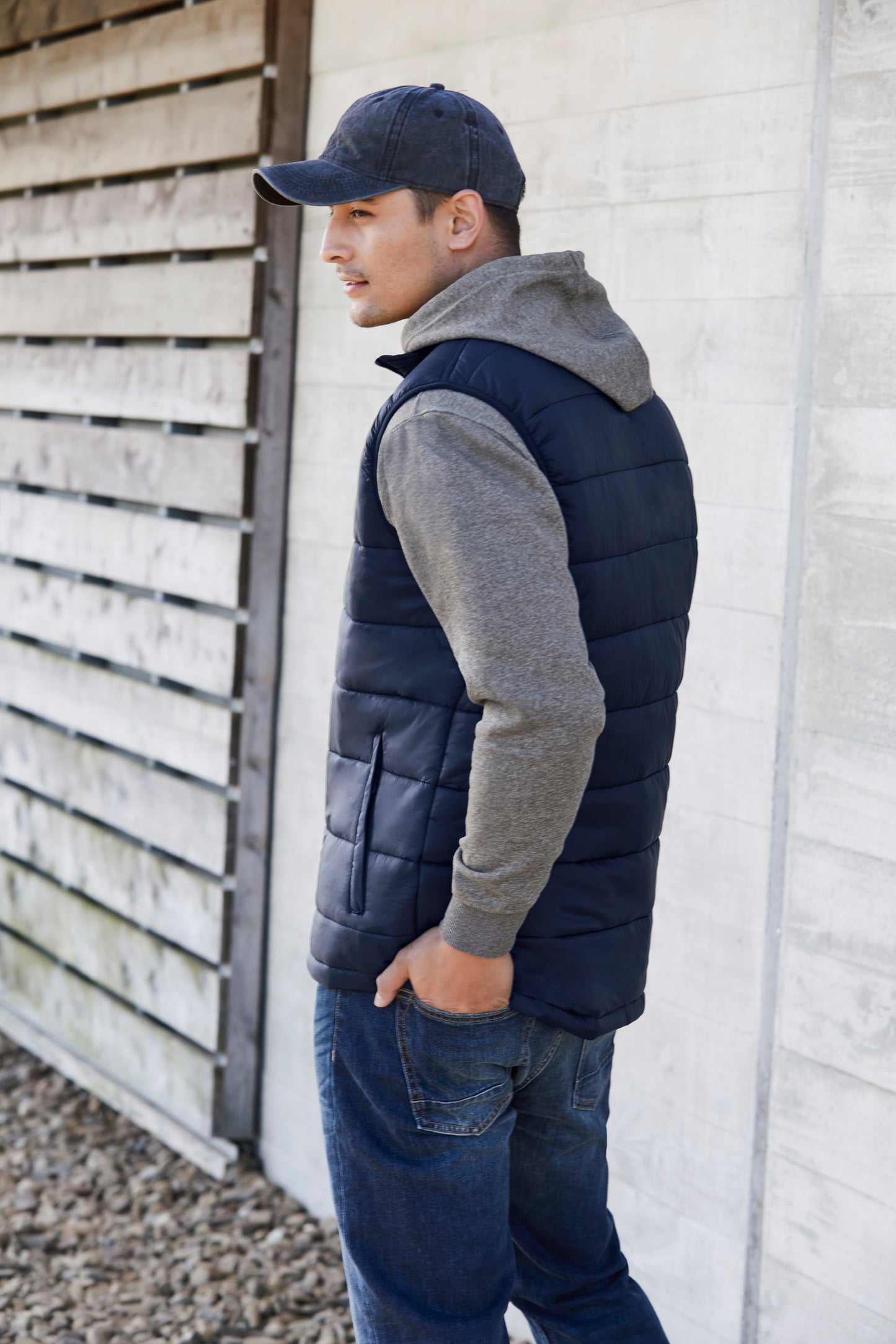 Alpine Mens Puffer Vest - J211M