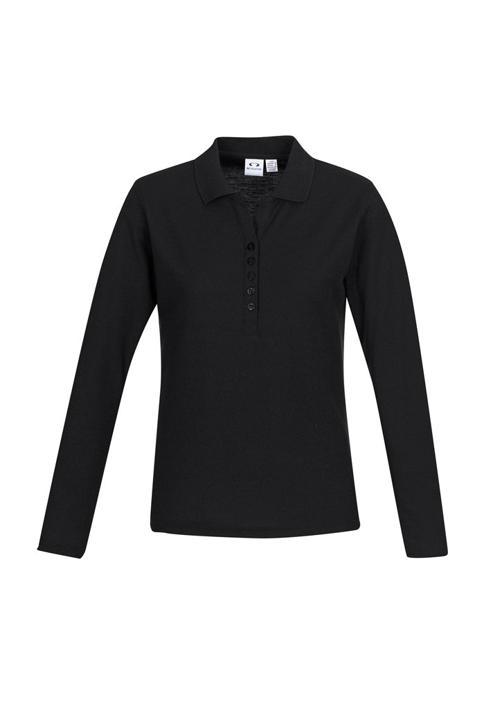 Ladies Crew L/S Polo - P400LL