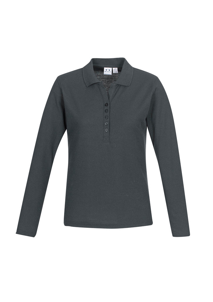 Ladies Crew L/S Polo - P400LL