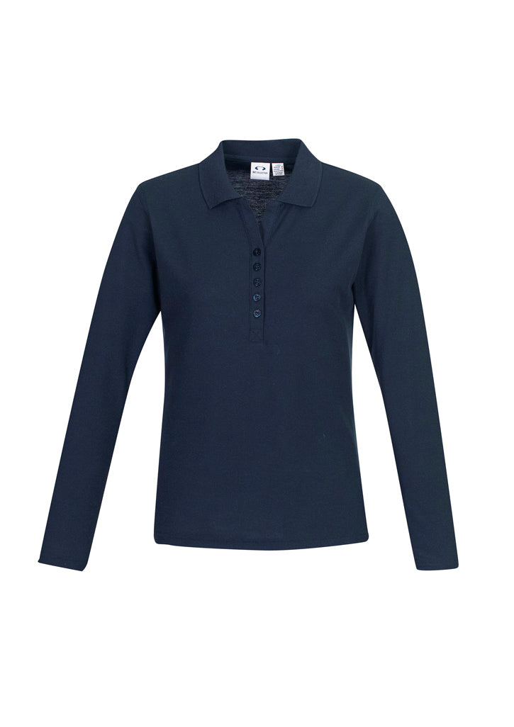 Ladies Crew L/S Polo - P400LL