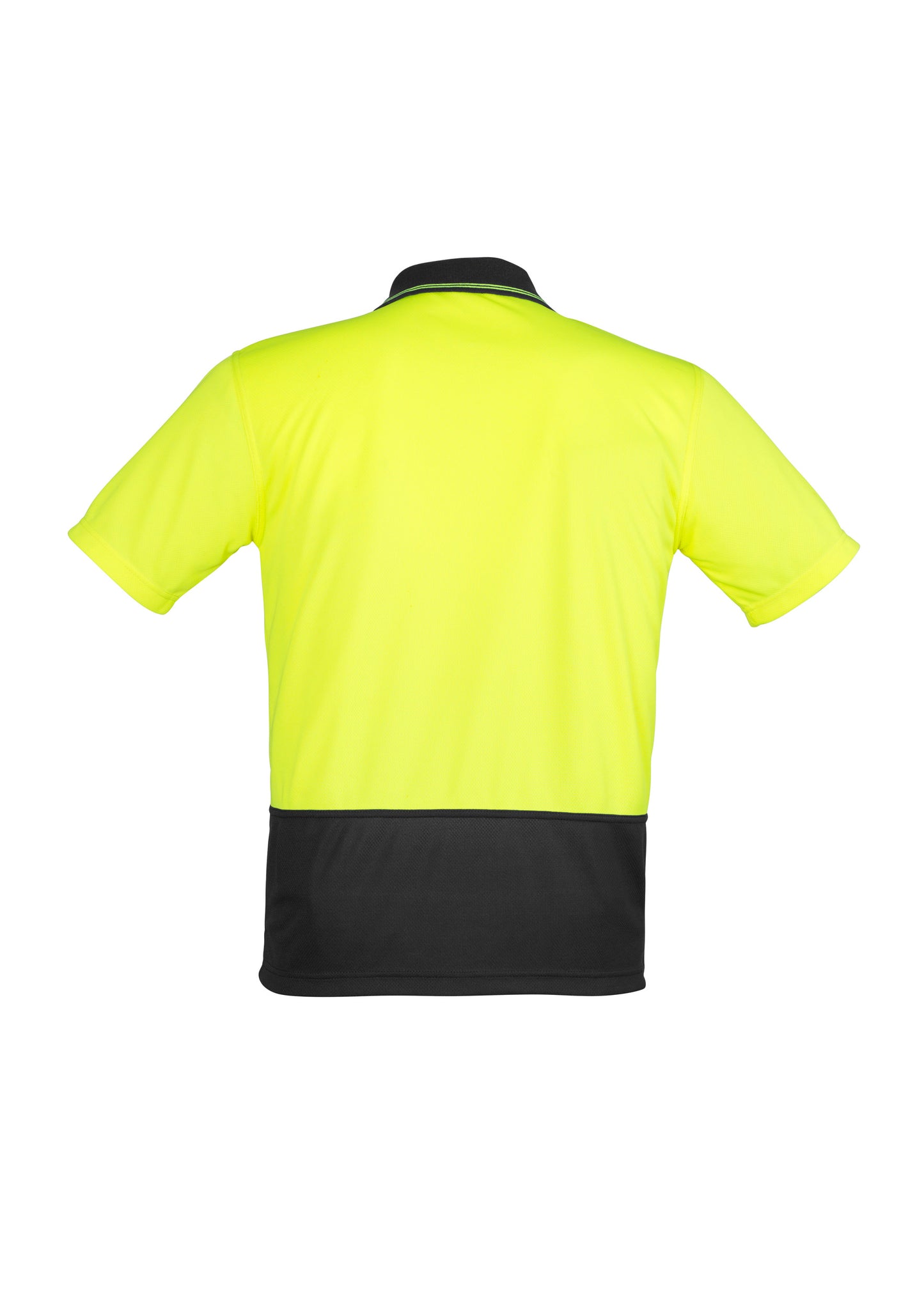Unisex Hi Vis Basic Spliced Polo - Short Sleeve