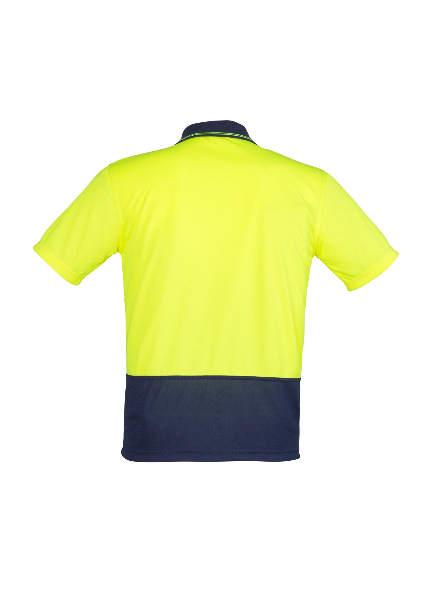 Unisex Hi Vis Basic Spliced Polo - Short Sleeve