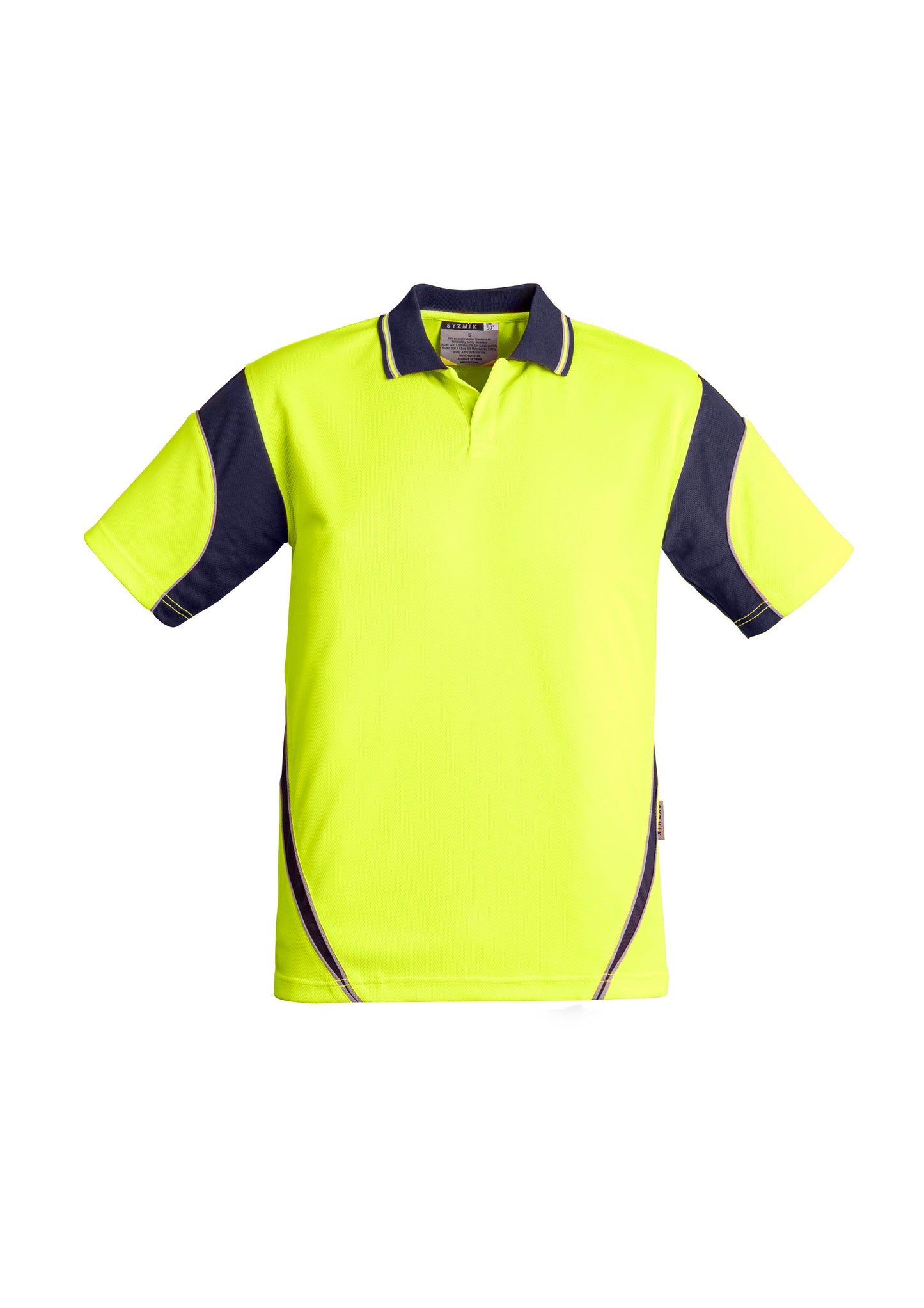 Mens Hi Vis Aztec Polo - Short Sleeve