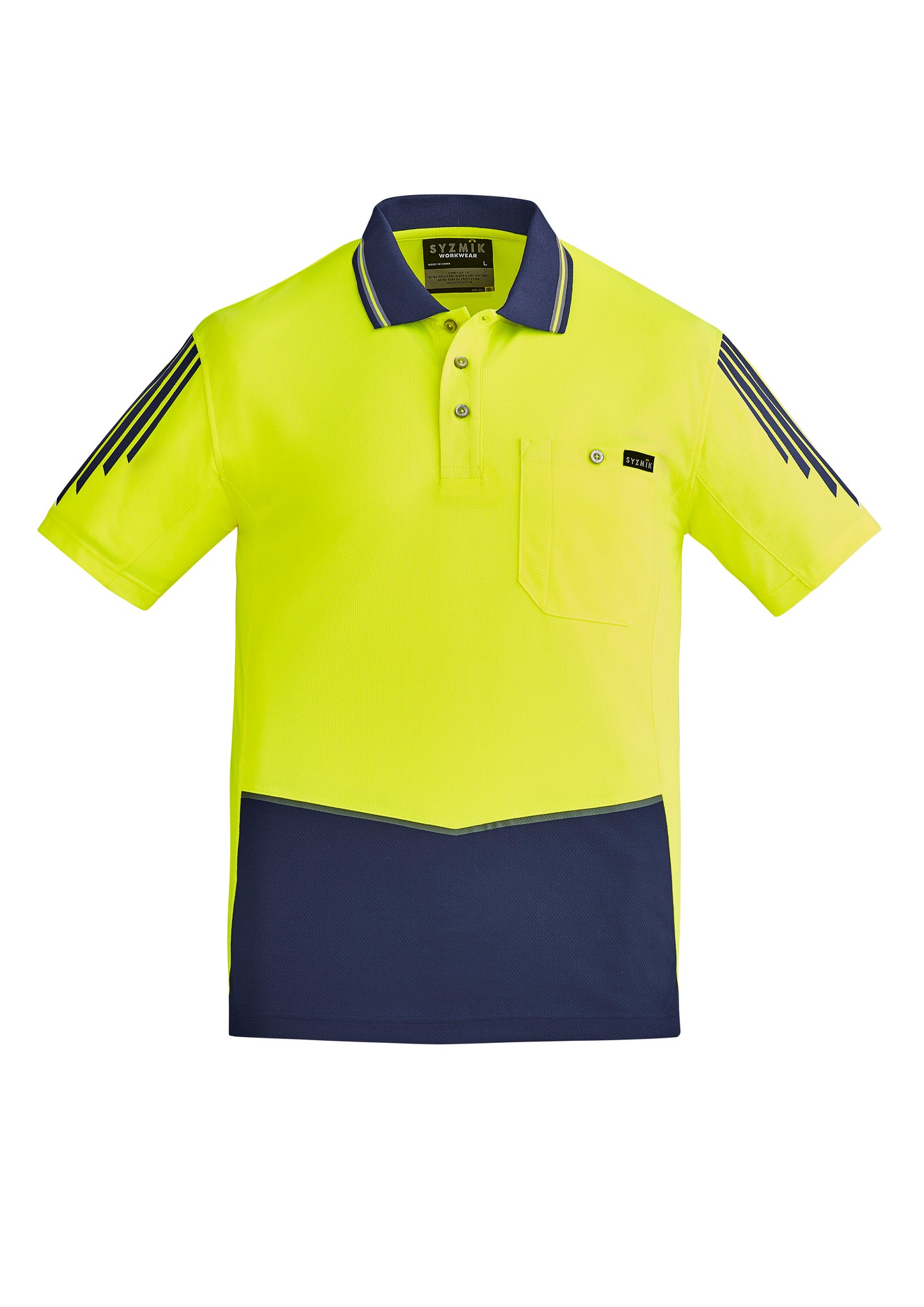 Mens Hi Vis Flux S/S Polo