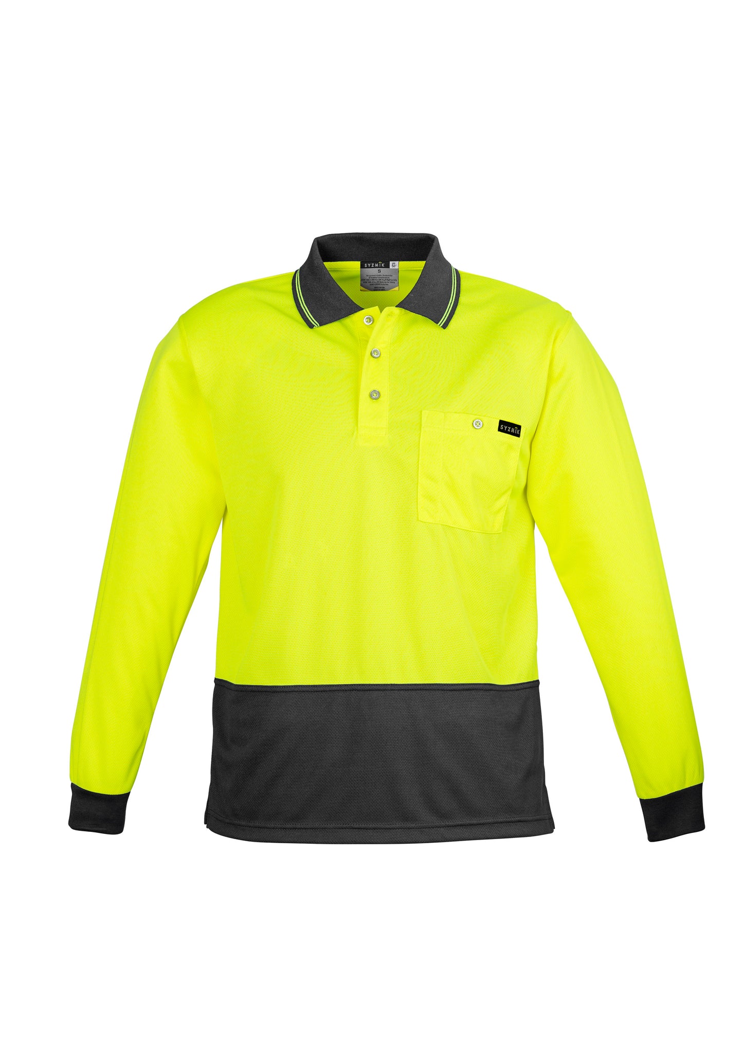 Mens Comfort Back L/S Polo