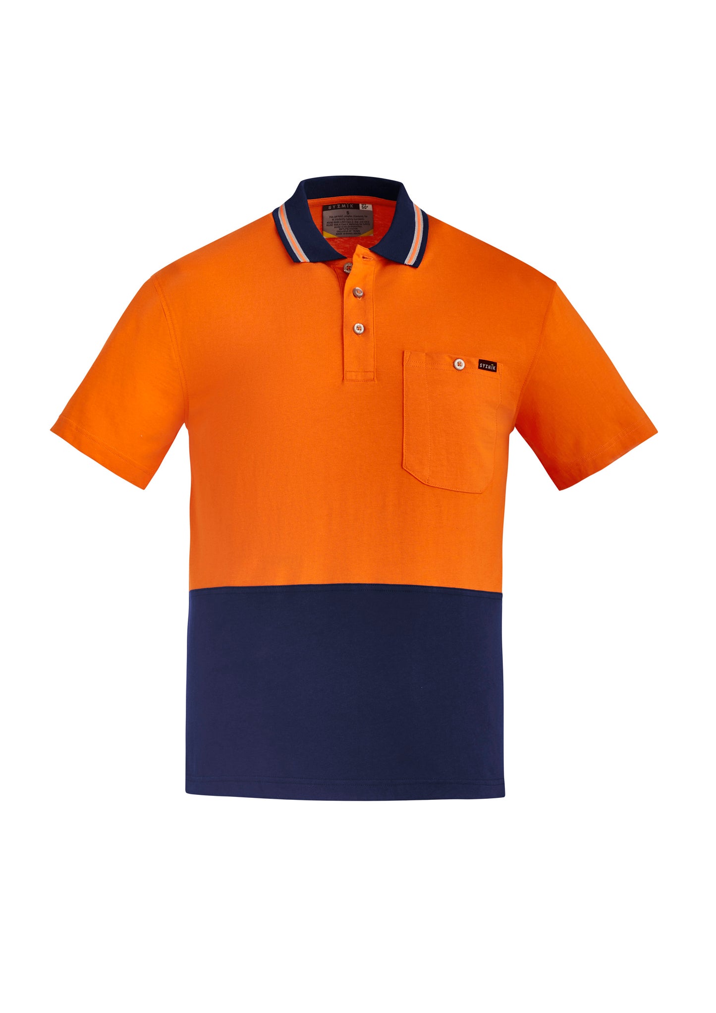 Mens Hi Vis Cotton S/S Polo