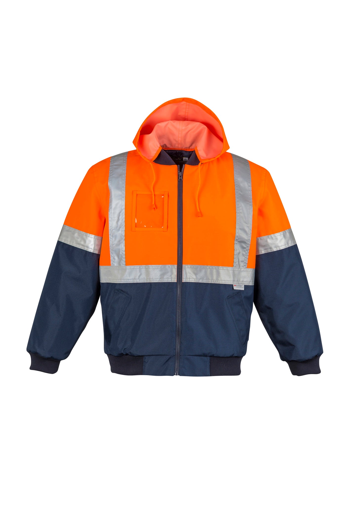 Mens HI Vis Quilted Flying Jacket