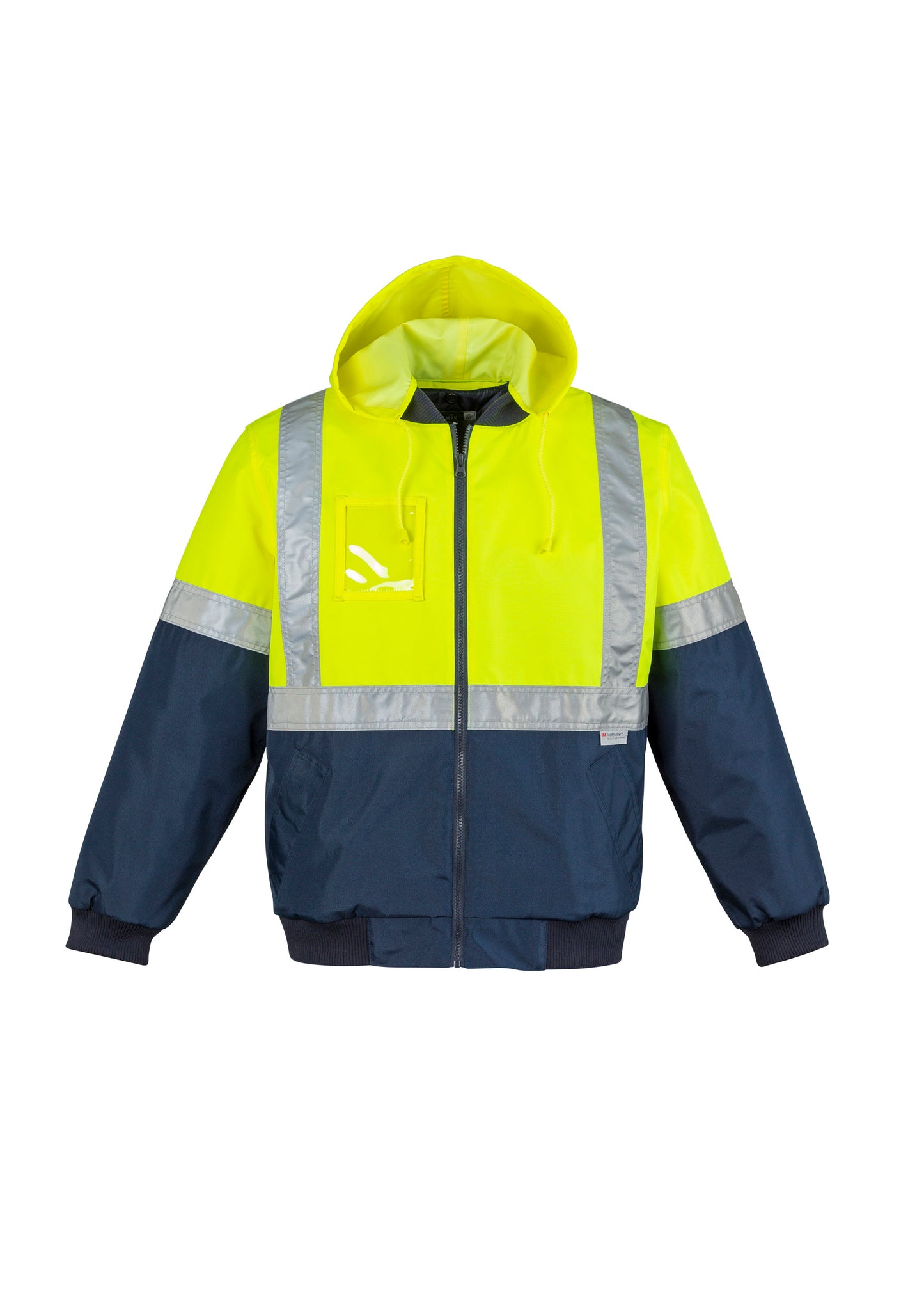 Mens HI Vis Quilted Flying Jacket