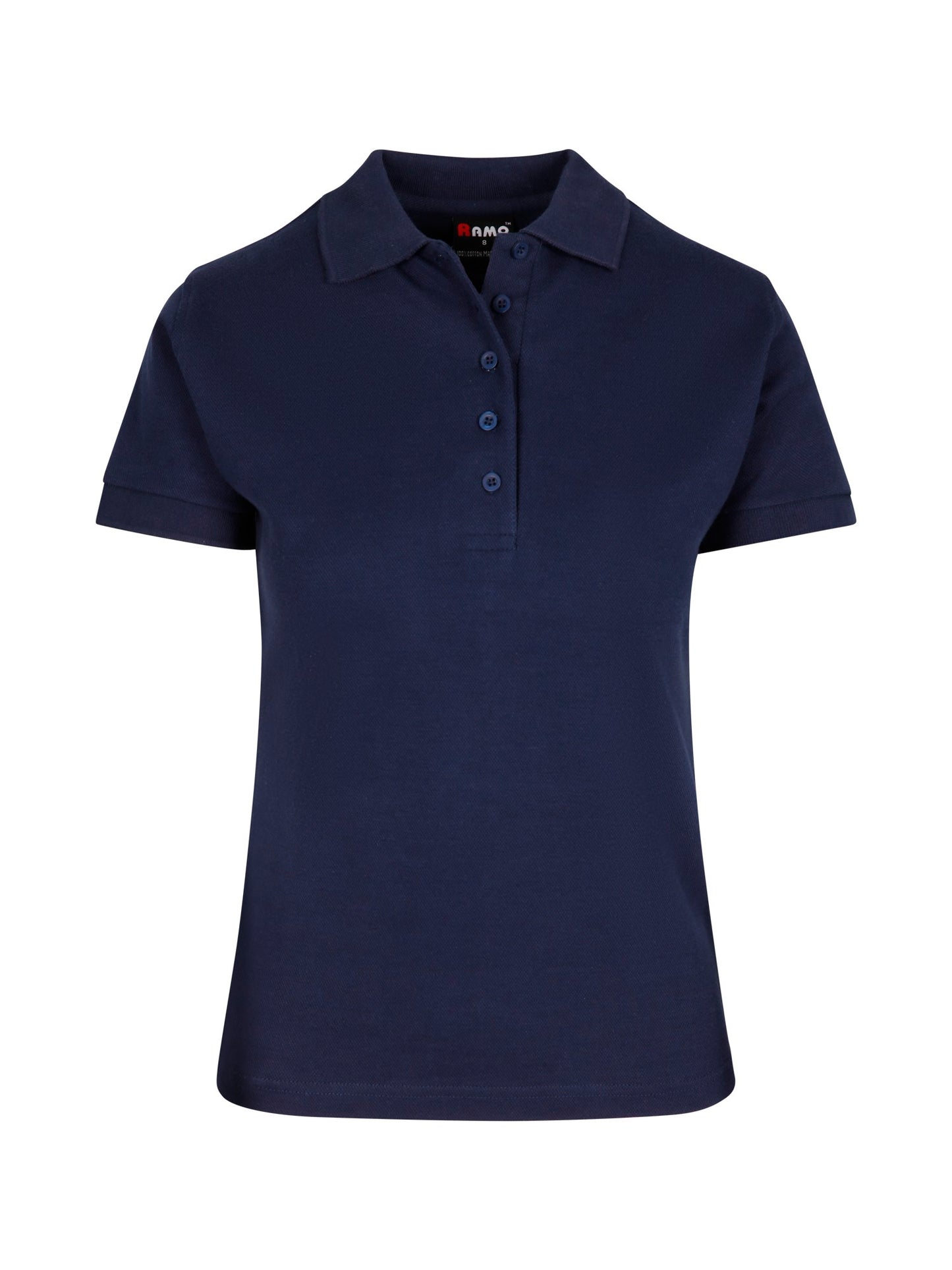 Ladies 100% Cotton Pique Knit Polo