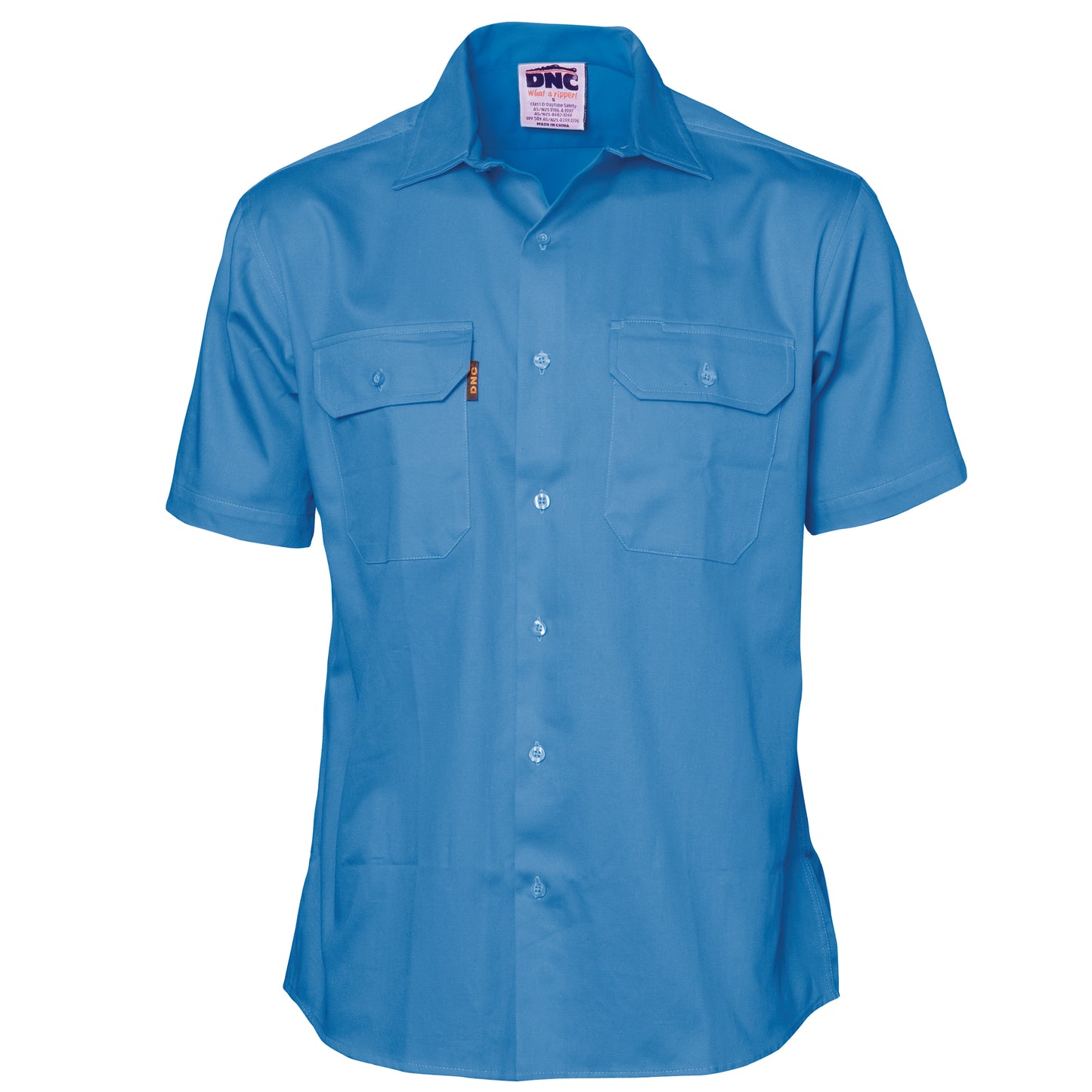 Cotton Drill Work Shirt - Short Sleeve