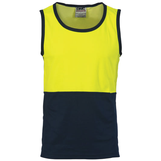 Cotton Back Two Tone Singlet