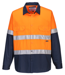 Hobart Hi-Vis Lightweight Contrast Shirt L/S