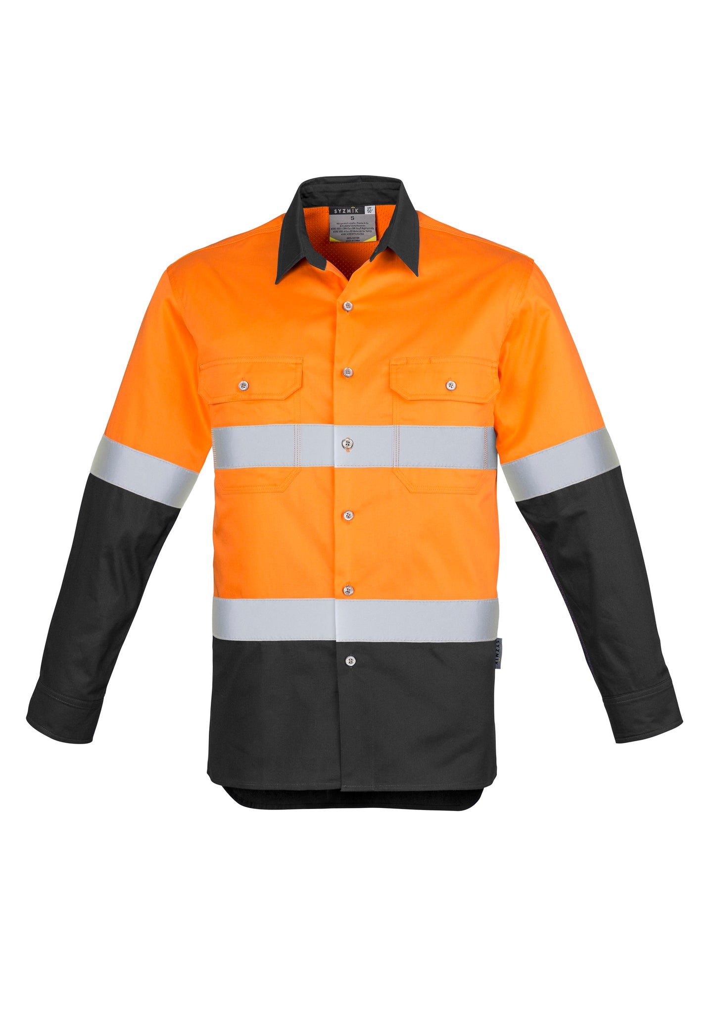 Mens Industrial Long Sleeve Shirt - Hoop Taped