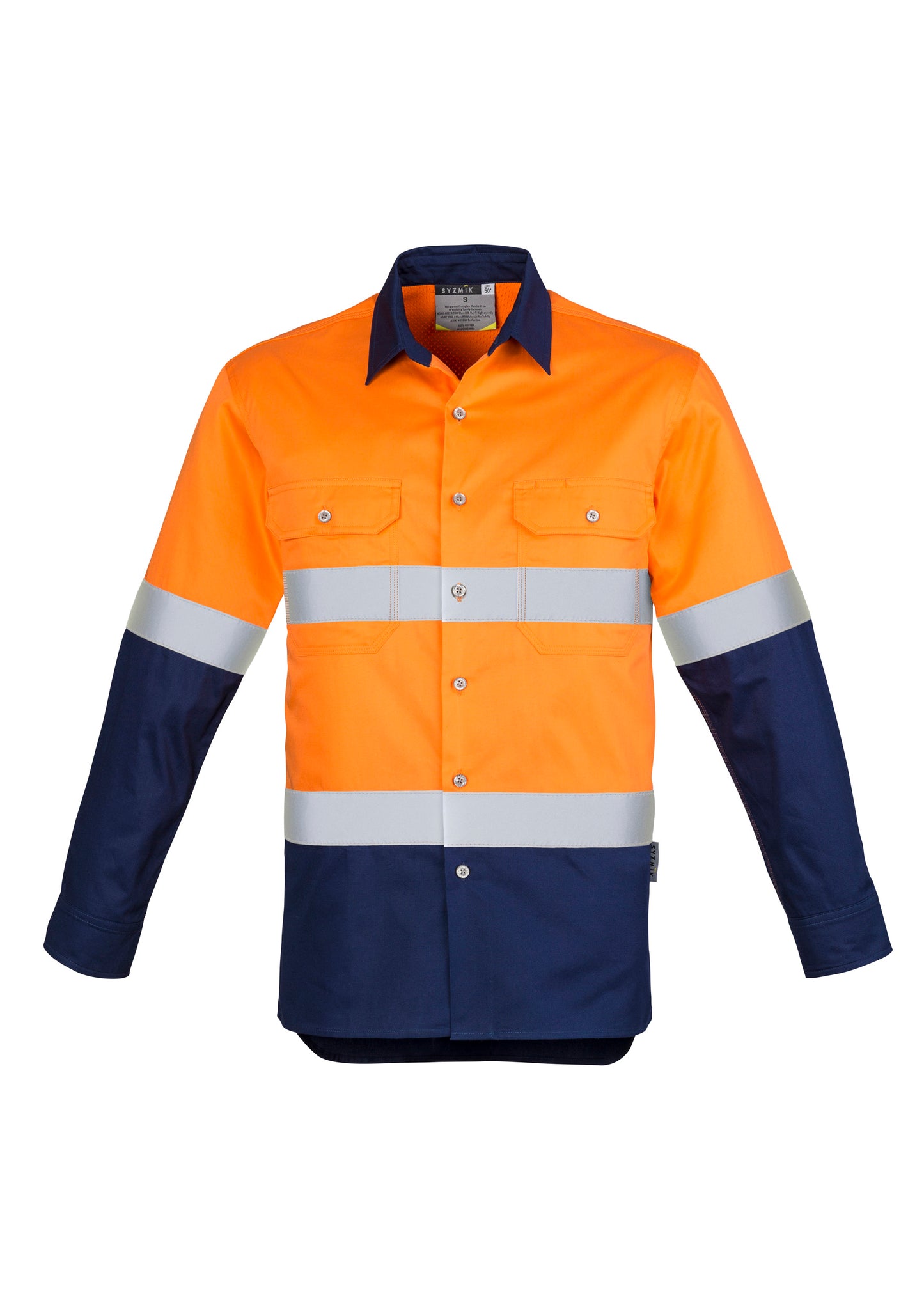 Mens Industrial Long Sleeve Shirt - Hoop Taped