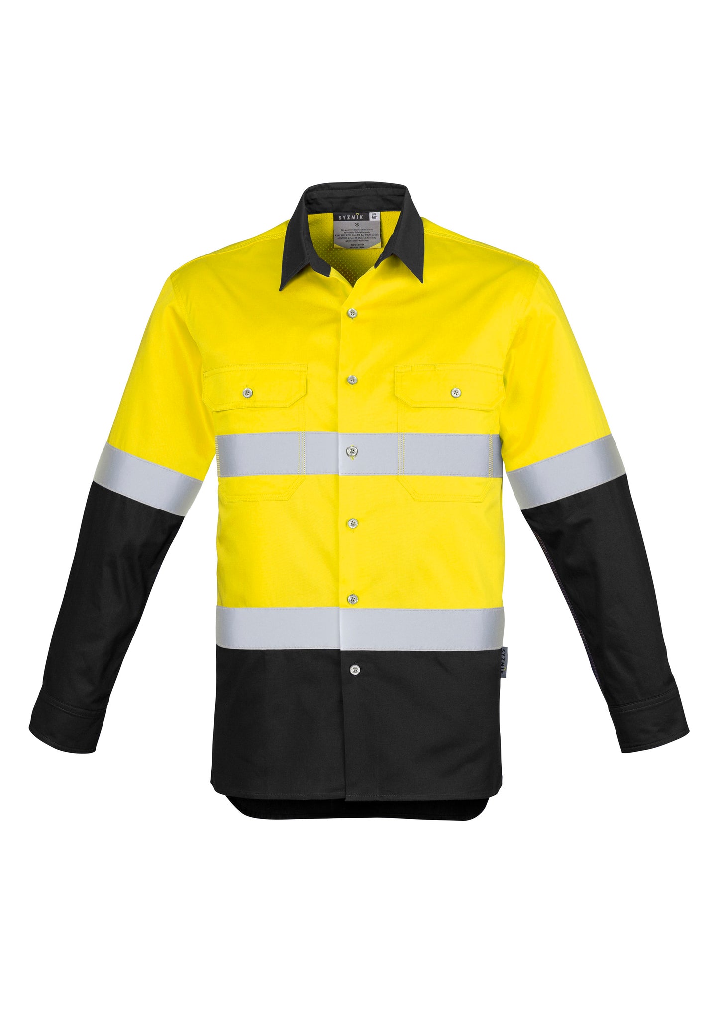 Mens Industrial Long Sleeve Shirt - Hoop Taped