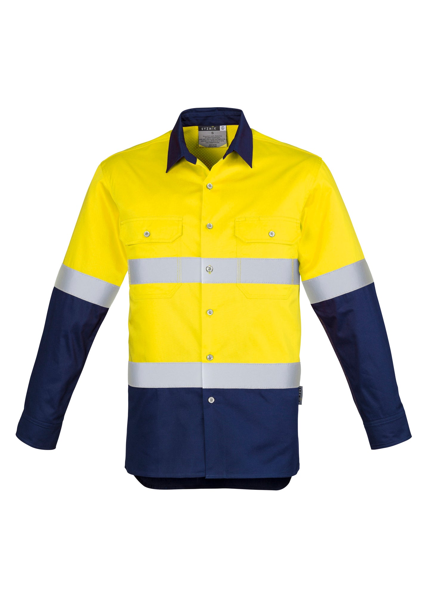Mens Industrial Long Sleeve Shirt - Hoop Taped