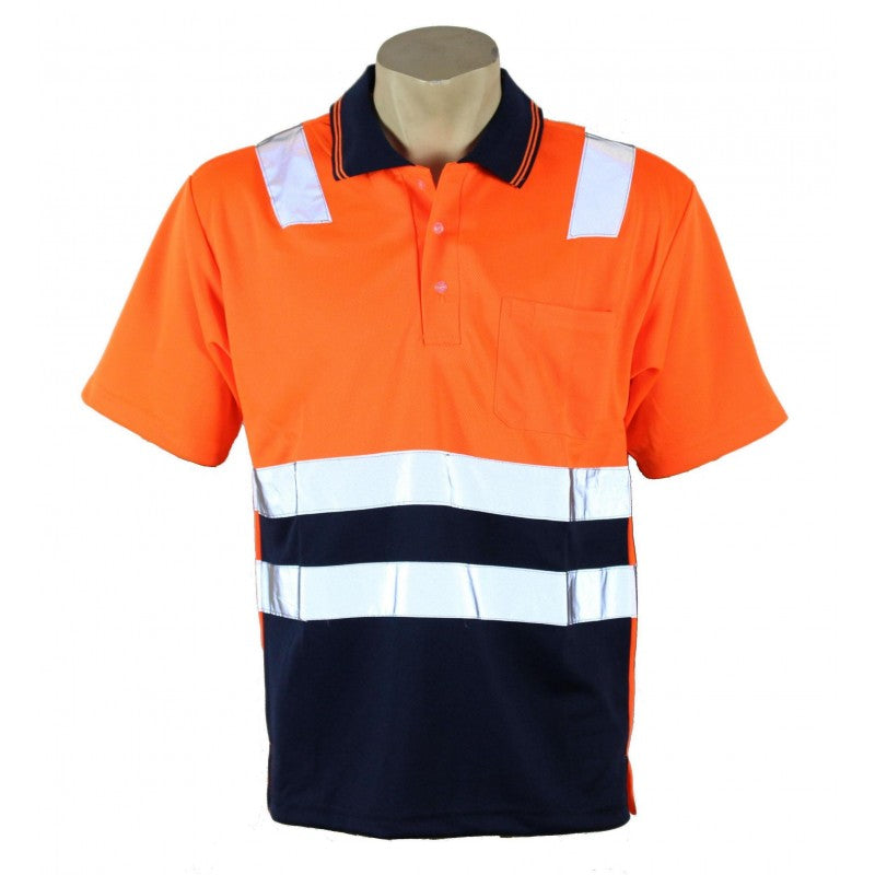 Taped Hi-Vis S/S Polo Shirt