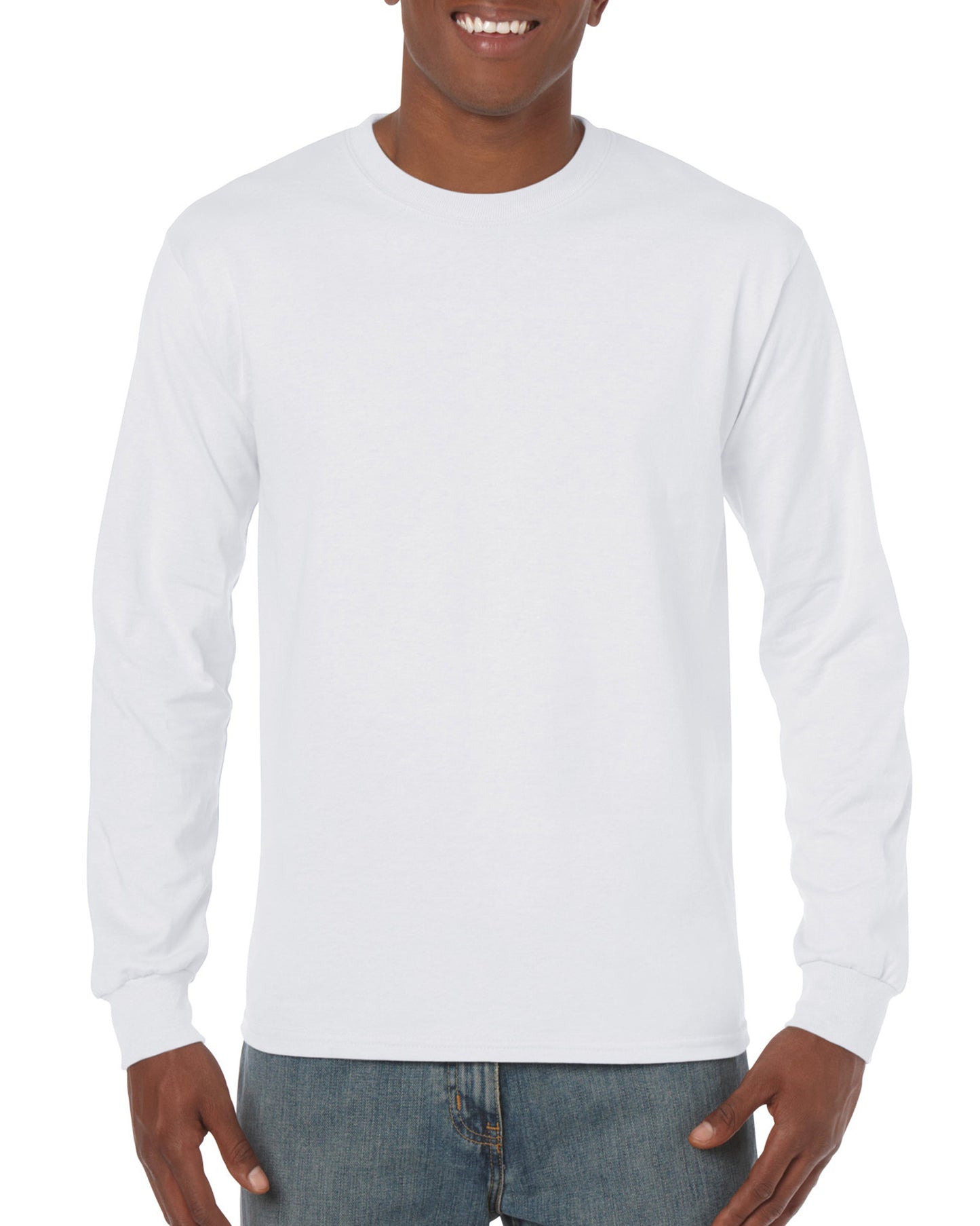 Men Heavy Cotton L/S T-Shirt