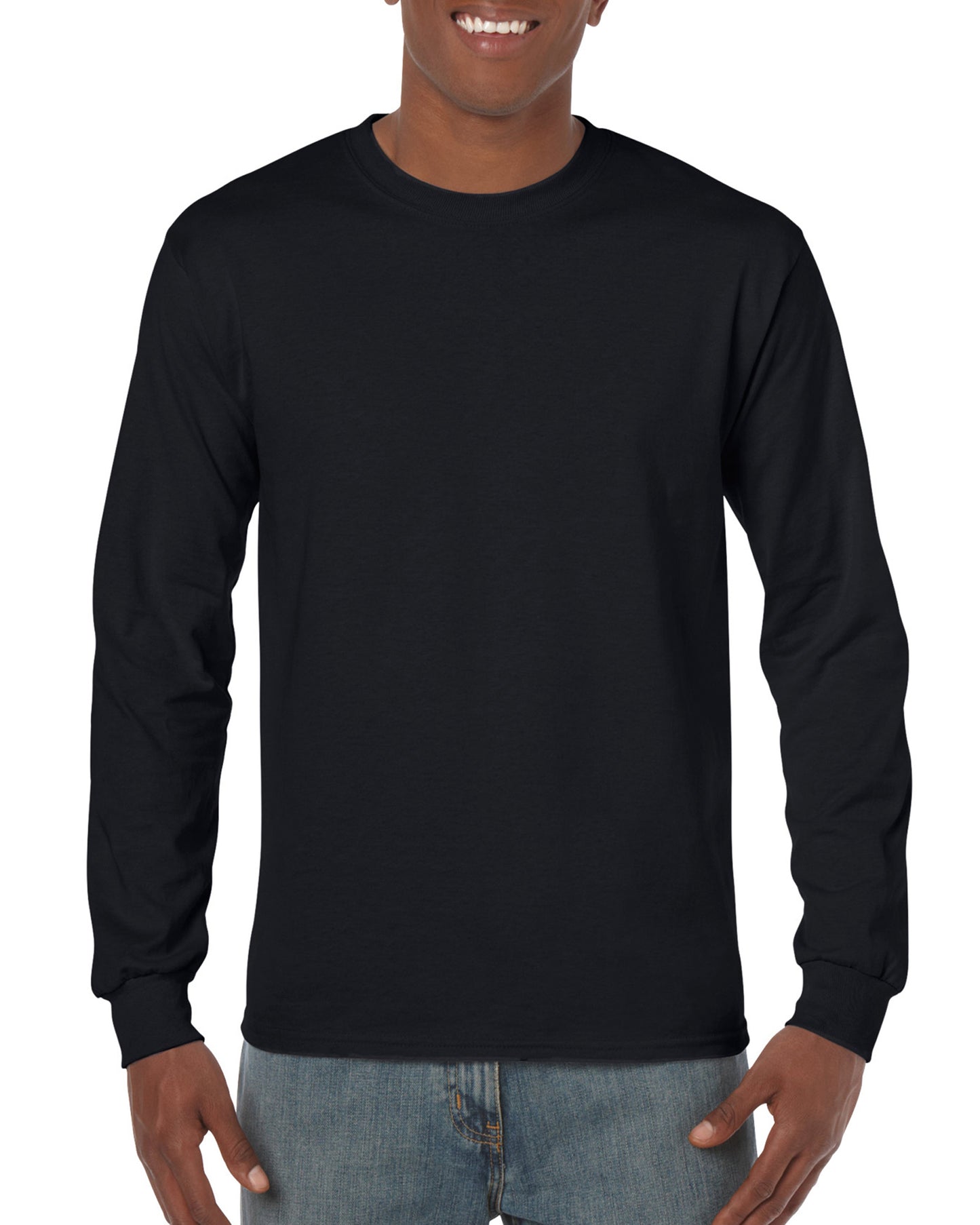 Men Heavy Cotton L/S T-Shirt