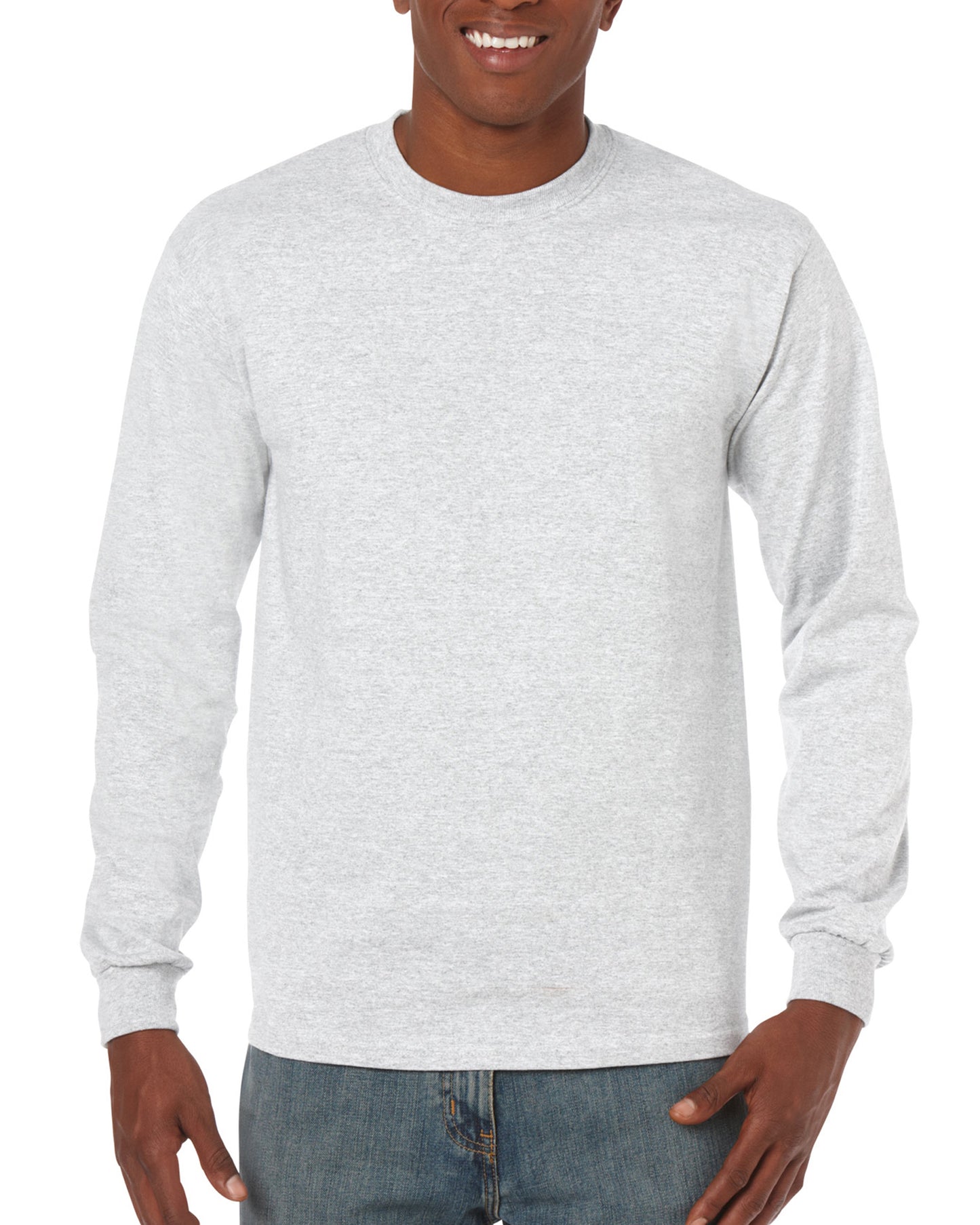 Men Heavy Cotton L/S T-Shirt