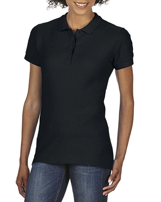 Ladies Softstyle Double Pique Polo