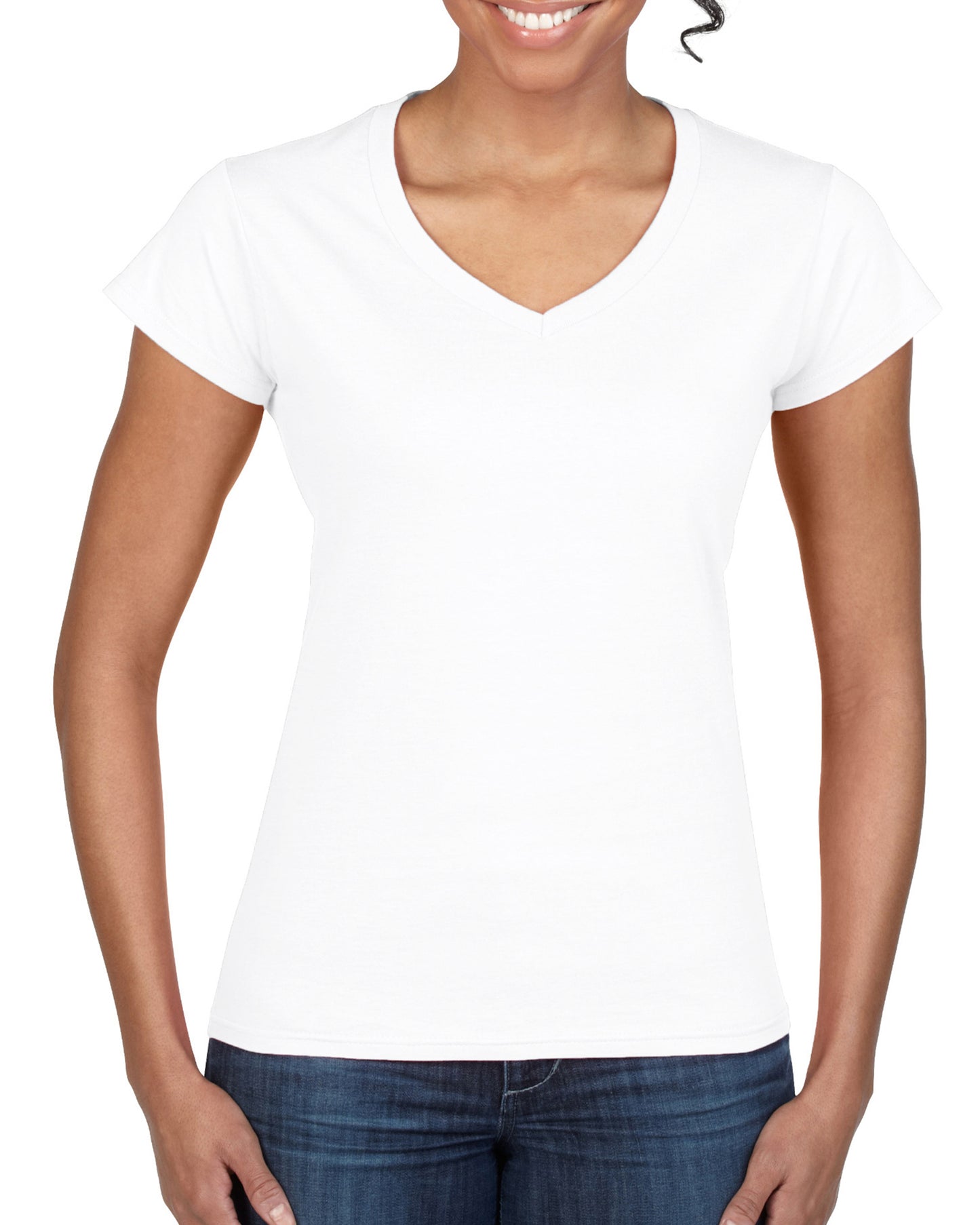 Ladies Softstyle V-Neck S/S T-Shirt