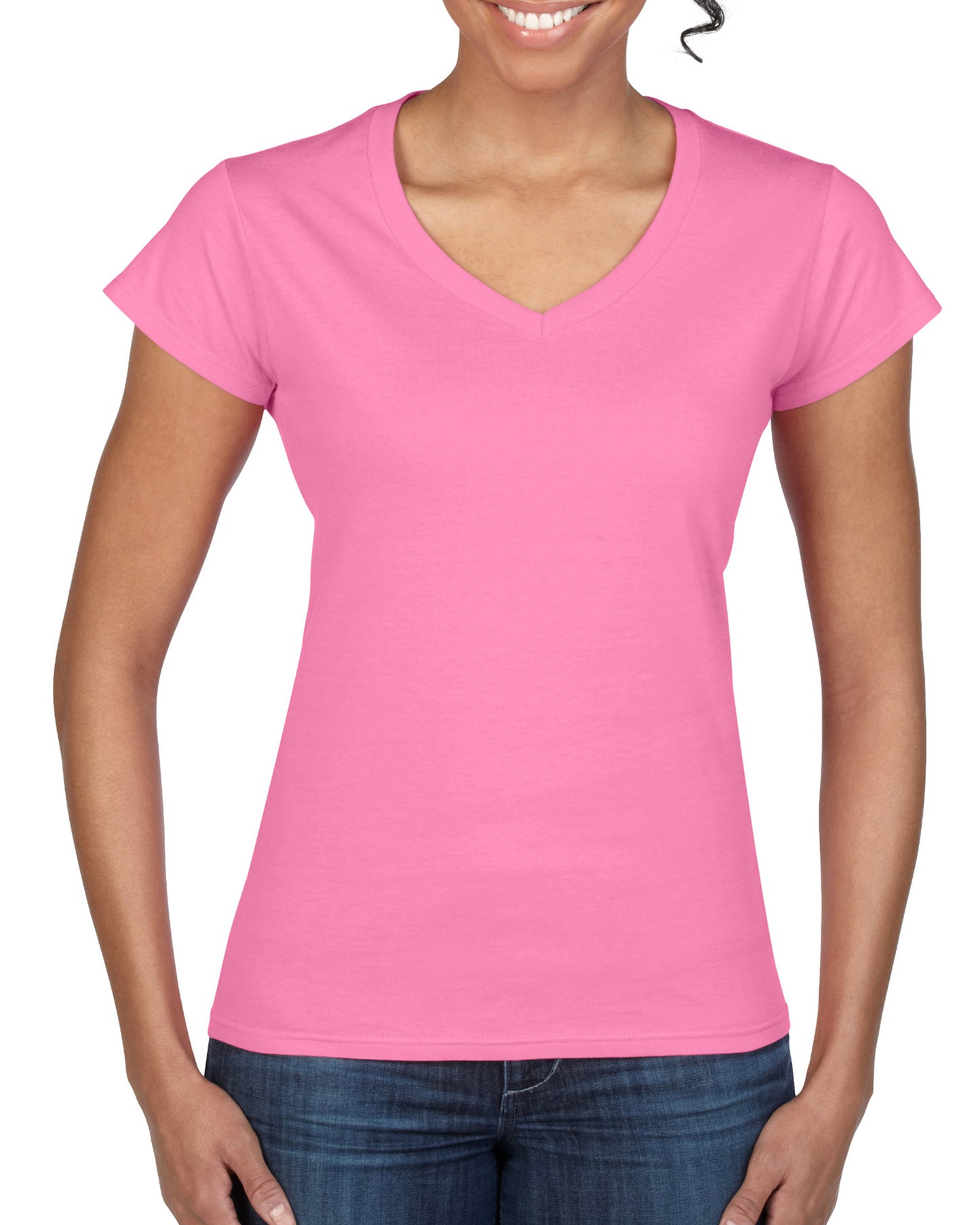 Ladies Softstyle V-Neck S/S T-Shirt