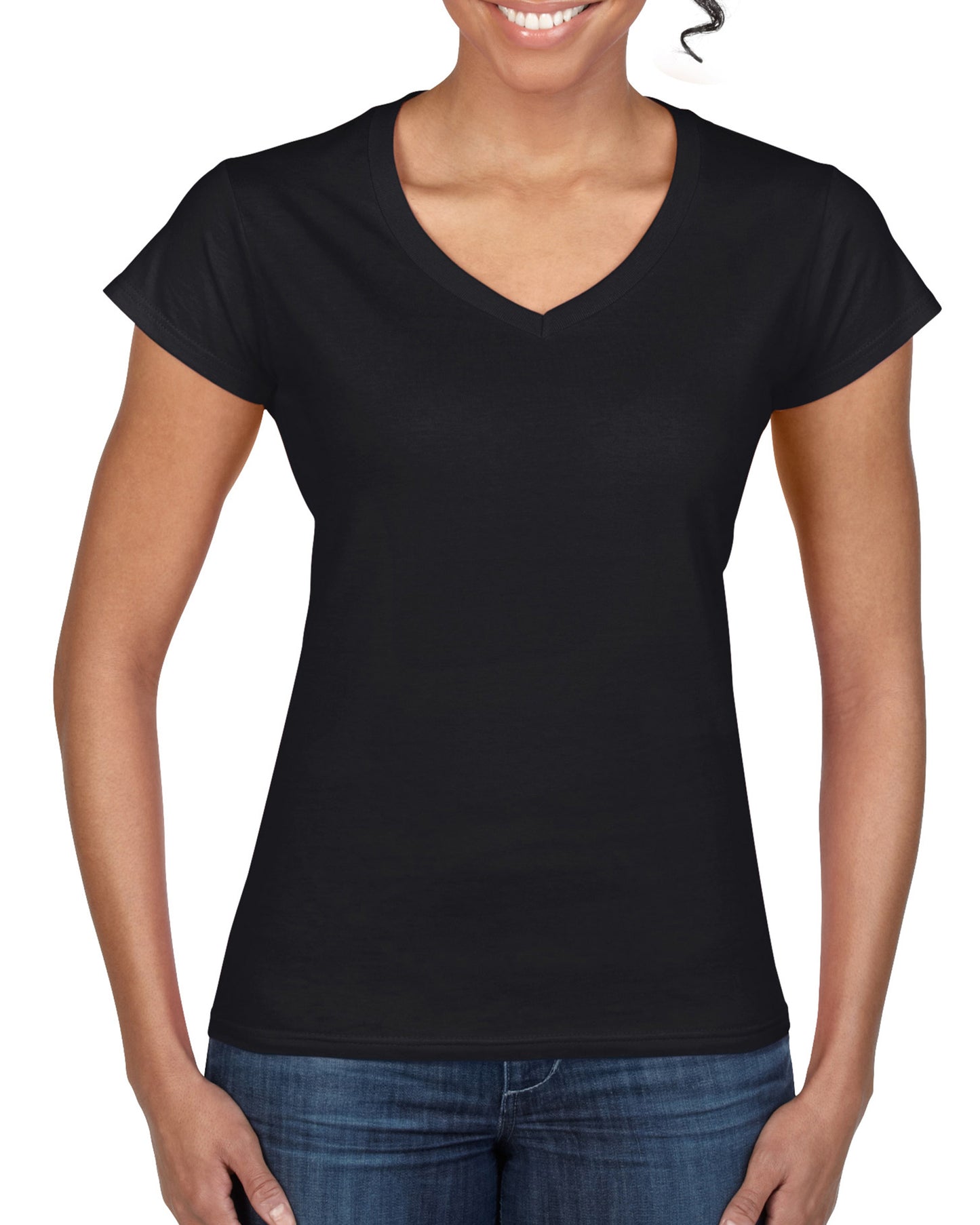 Ladies Softstyle V-Neck S/S T-Shirt