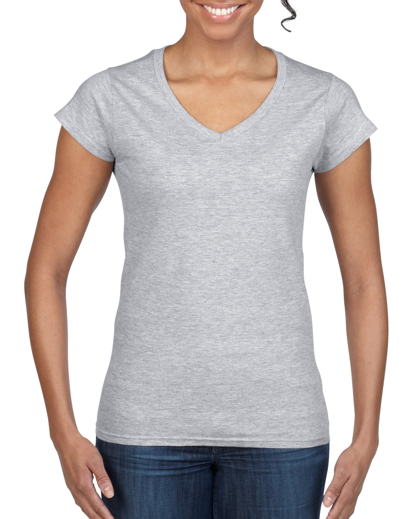 Ladies Softstyle V-Neck S/S T-Shirt