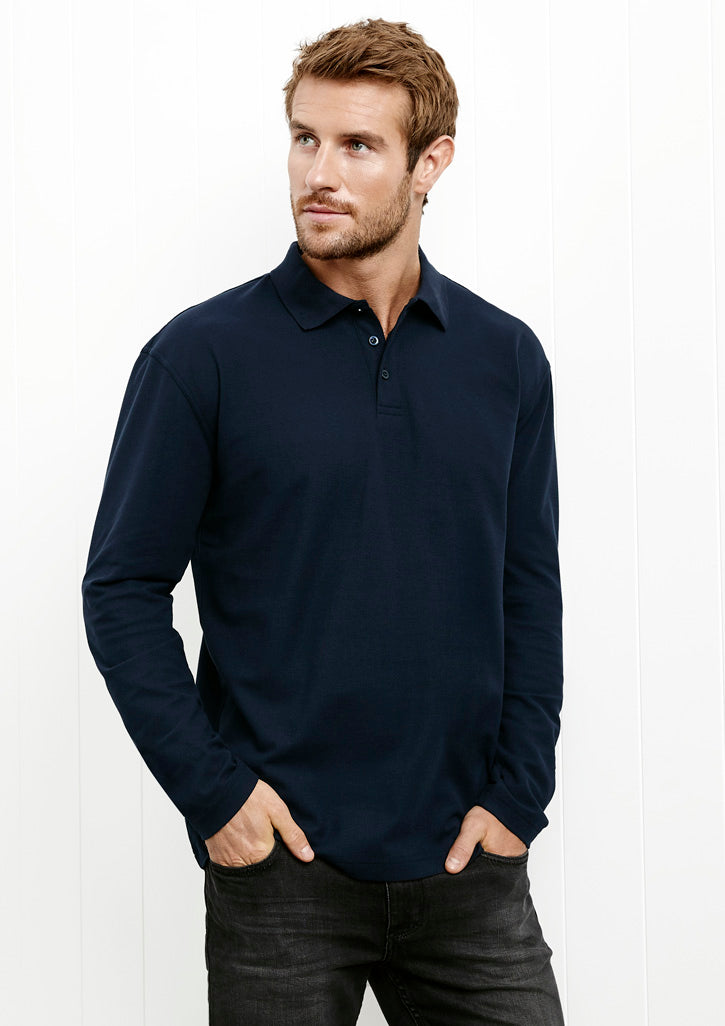 Mens Crew Polo L/S