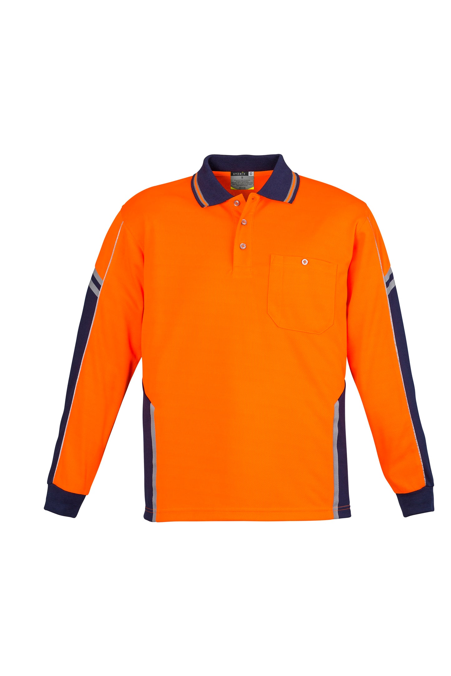 Mens Hi Vis Squad L/S Polo