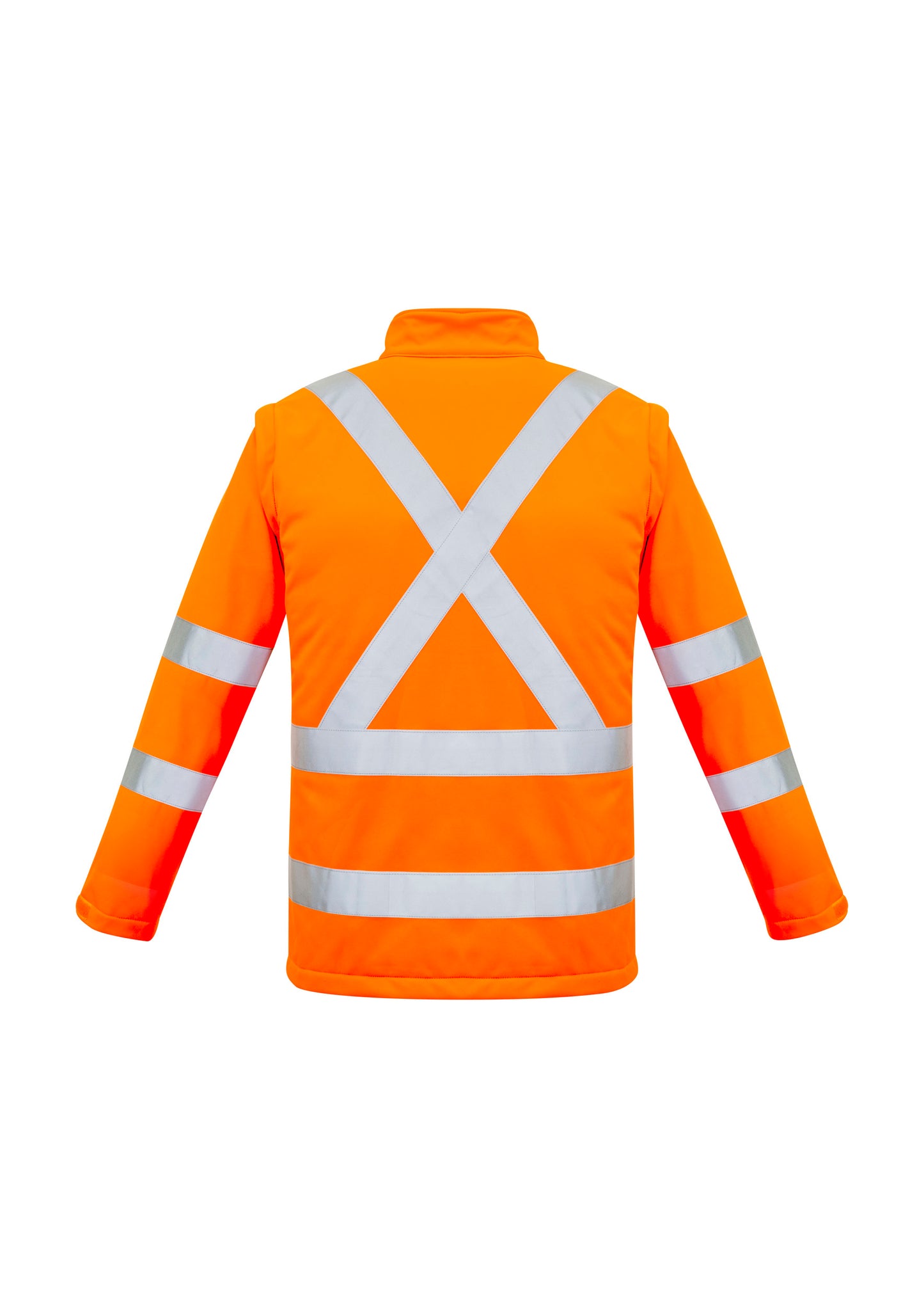 Unisex Hi Vis 2 in 1 X Back Soft Shell Jacket