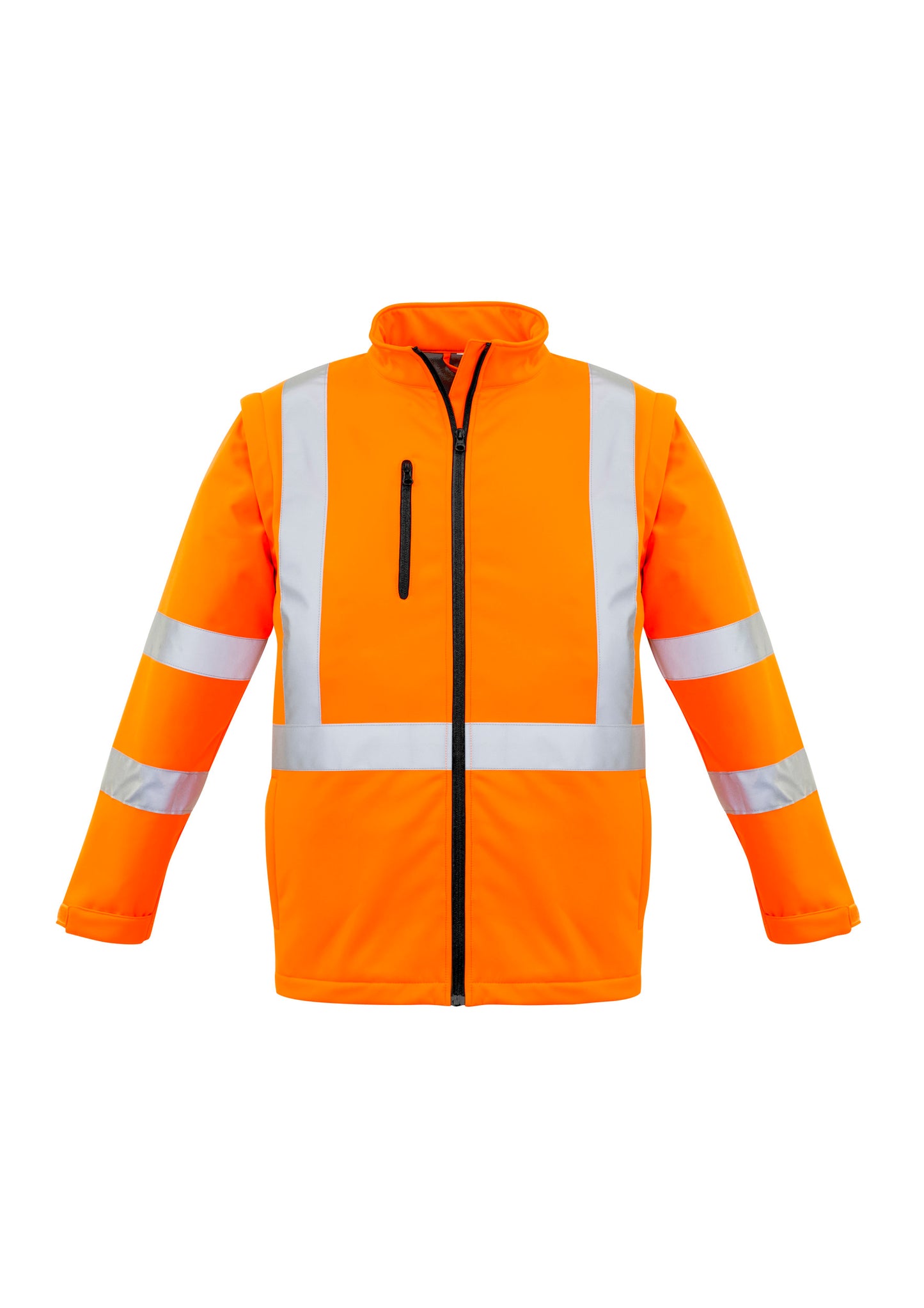 Unisex Hi Vis 2 in 1 X Back Soft Shell Jacket