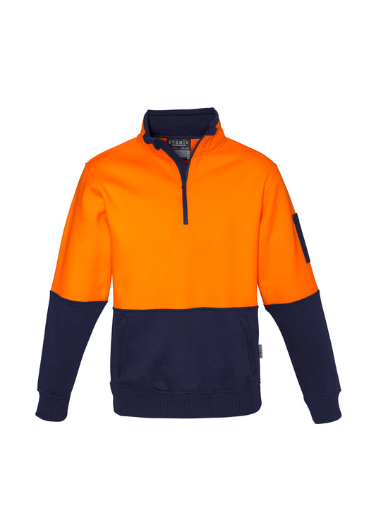 Unisex Hi Vis Half Zip Pullover