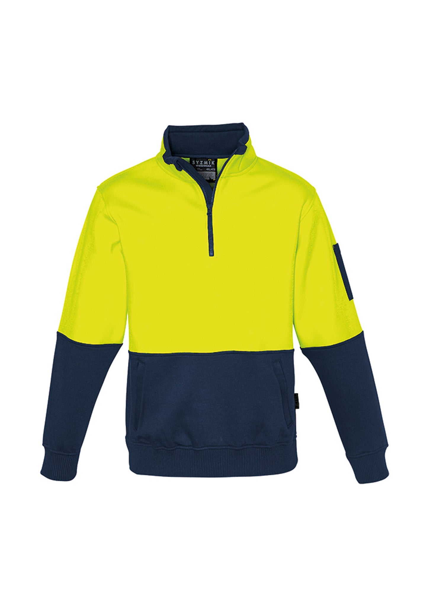 Unisex Hi Vis Half Zip Pullover